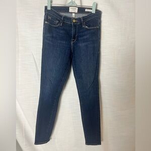 Frame Le Skinny de Jeanne Dark Wash Jeans Women's Size 28